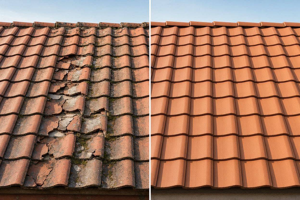 Tile Before and After